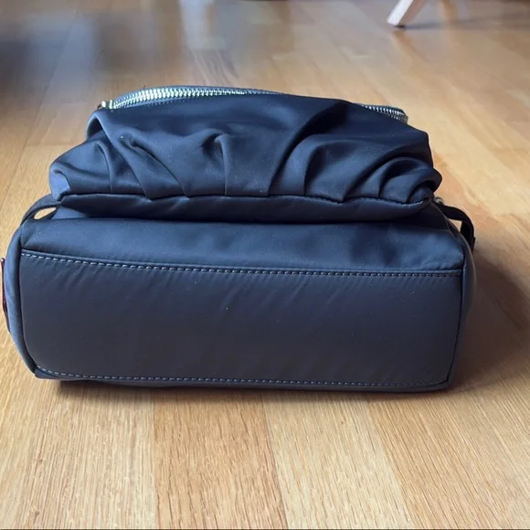 MZ Wallace Gray with Silver Hardware Crossbody Bag, Two Straps - Picture 9 of 15